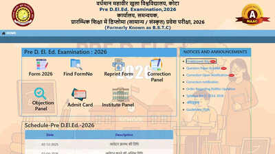 Rajasthan BSTC Pre D.El.Ed result 2026: Website down, here’s how to check scorecards at predeledraj2026.com