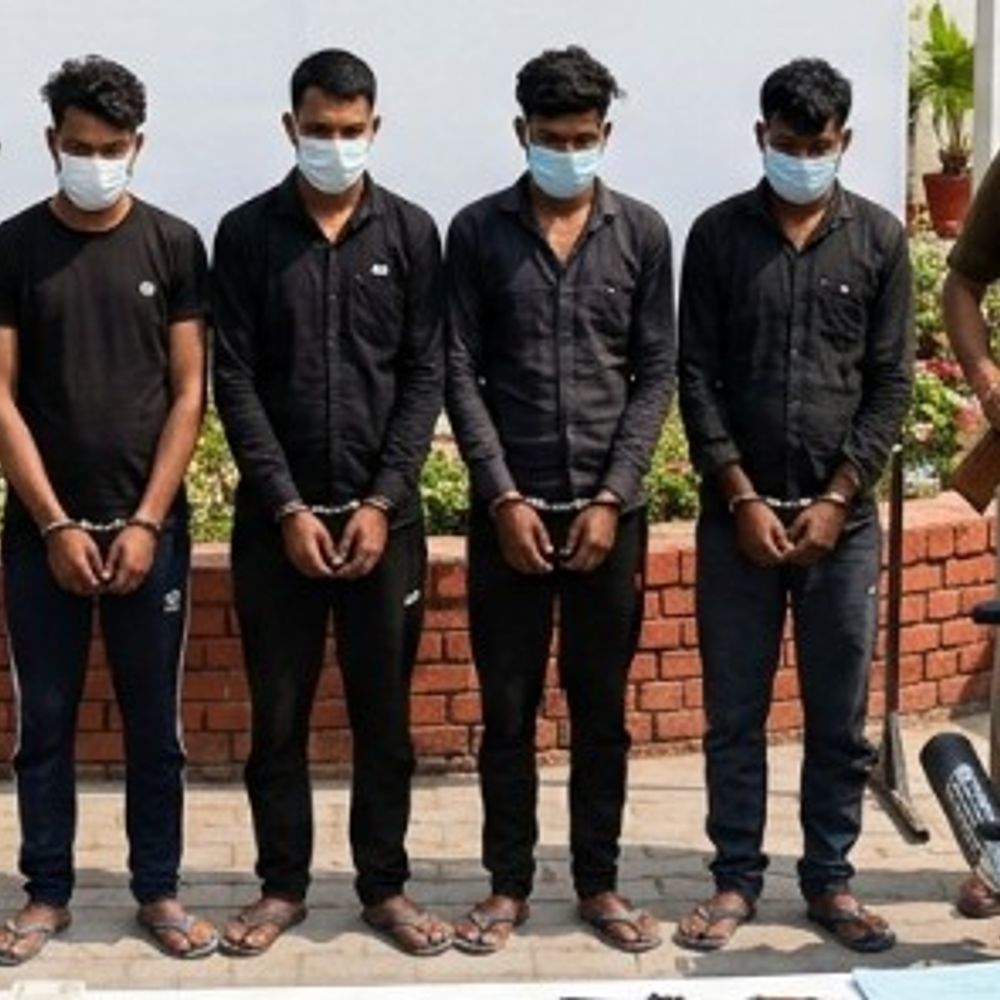 40 हजार रुपये लूटने वाले गिरोह का पर्दाफाश:संगरूर में पिस्तौल के बल पर की थी वारदात, चार आरोपी गिरफ्तार, हथियार-वाहन बरामद