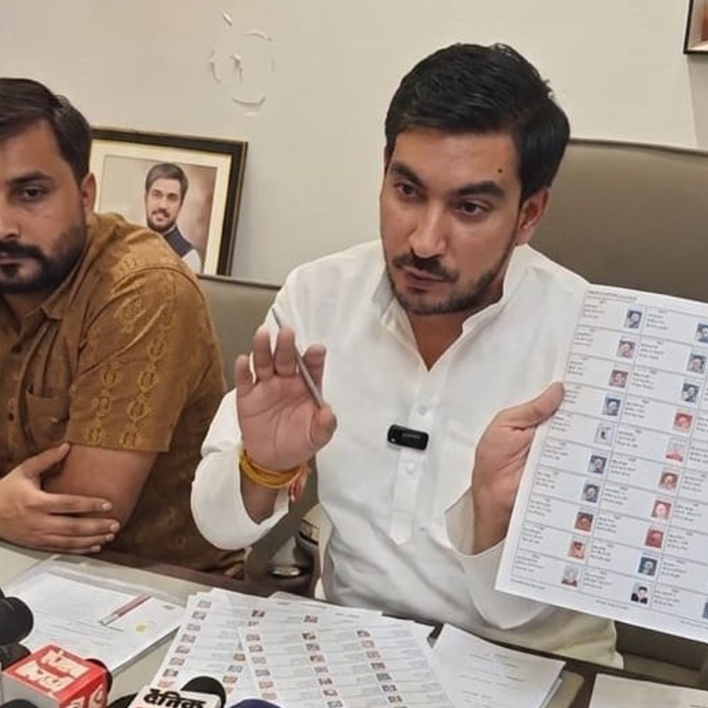 फरीदाबाद में कांग्रेस नेता ने उठाए SIR पर सवाल:रोहित नागर बोले- तिगांव में फर्जी वोट, राजनीतिक हस्तक्षेप के गंभीर आरोप