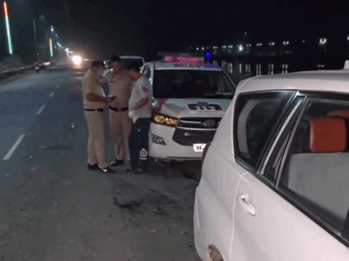 करनाल में डंपर ने बाइक सवार को कुचला:भतीजी की शादी का कार्ड रिश्तेदारी में देकर लौट रहा था; ड्राइवर फरार