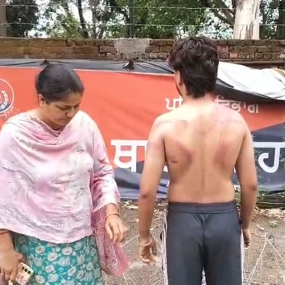 पठानकोट में युवक को बांधकर पीटा, अश्लील वीडियो बनाई:सुनसान जगह पर जान से मारने की दी धमकी; मामा के घर में गया था प्रभजोत