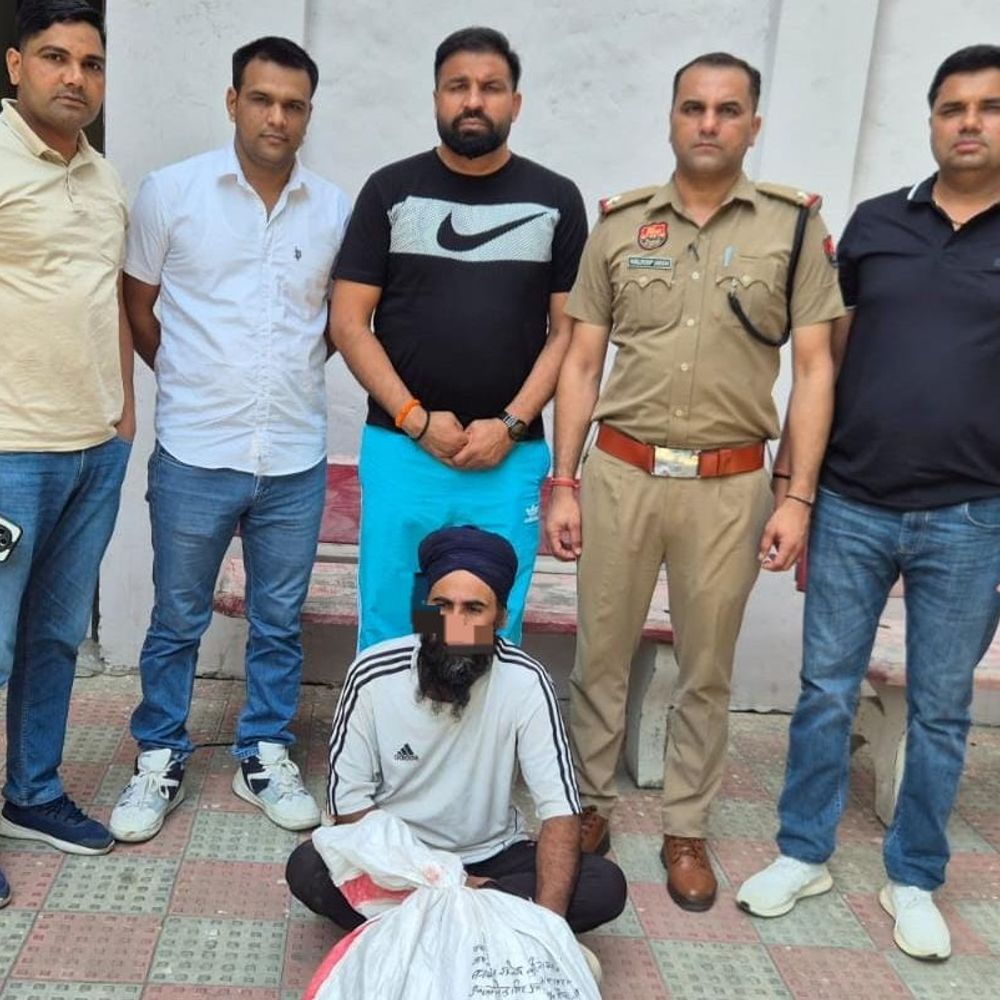 करनाल में नशा तस्कर:साढ़े 5 किलो अवैध डोडा पोस्त बरामद, कोर्ट में पेश कर न्यायिक हिरासत में भेजा