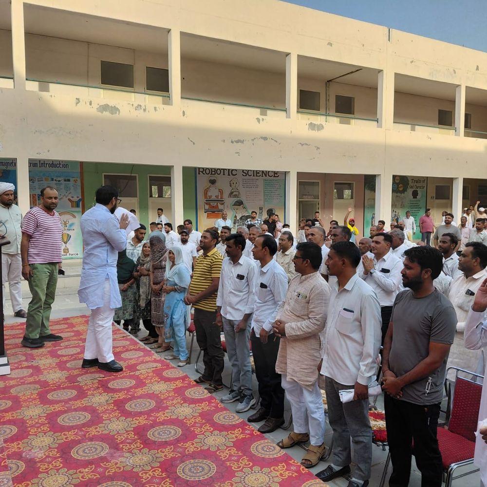 उचाना में एसआईआर अभियान पर भाजपा की बैठक:मतदाता सूची शुद्धिकरण पर जोर दिया, विधायक देवेंद्र अत्री बोले- मतदाता सूची को त्रुटिरहित बनाना है