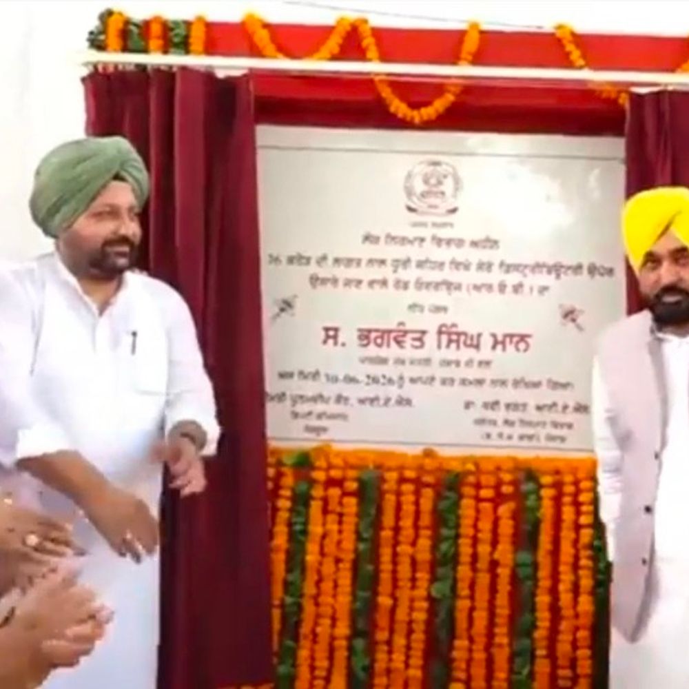 संगरूर के धुरी में करोड़ों के ओवरब्रिज का उद्घाटन:CM मान बोले- 1 जुलाई से महिलाओं को मिलेंगे 1000 से 1500 रुपए