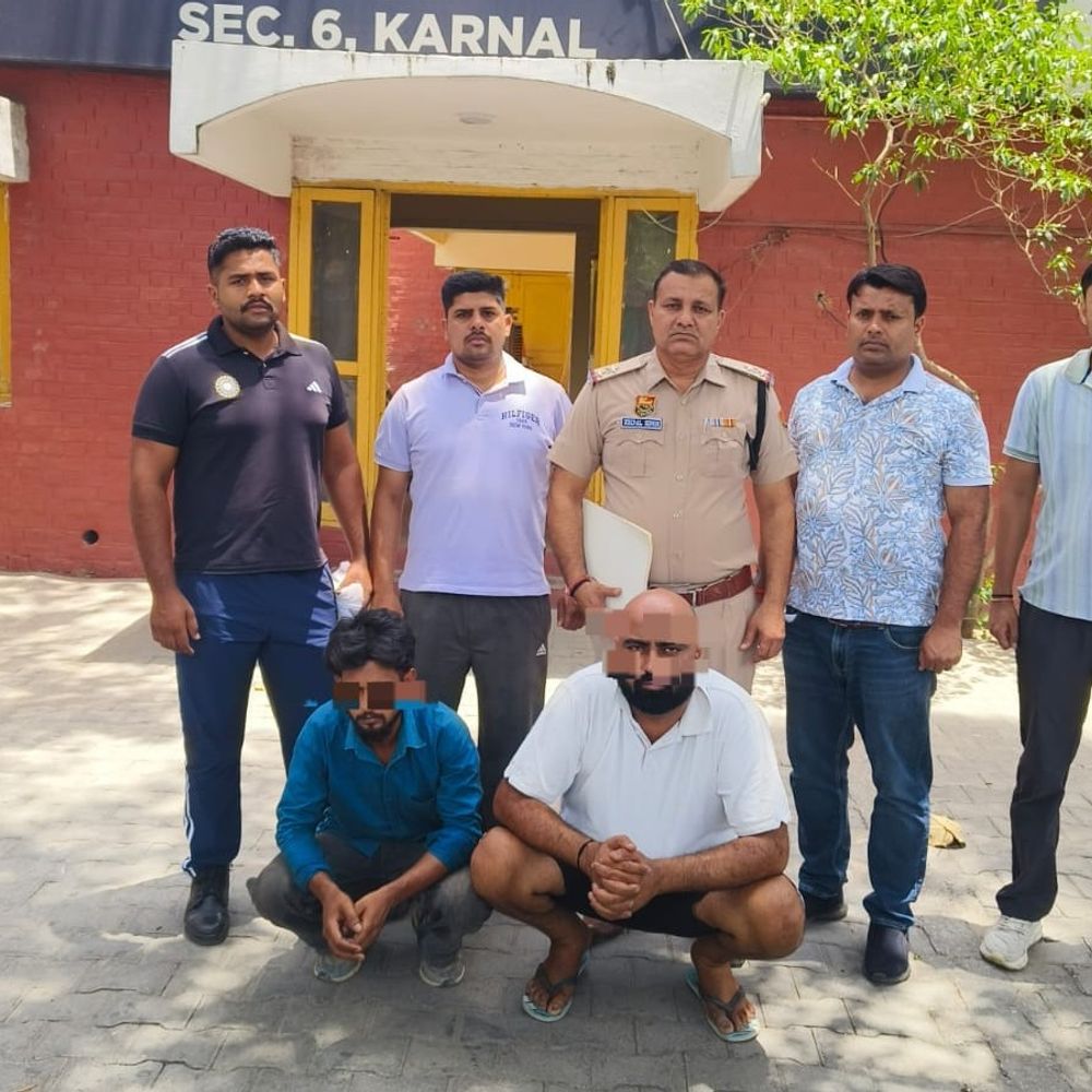 करनाल में 2 नशा तस्कर, चोरी का आरोपी गिरफ्तार:स्मैक, कार और चोरी का सामान बरामद; अमीर बनने के चक्कर बेचने लगे नशा