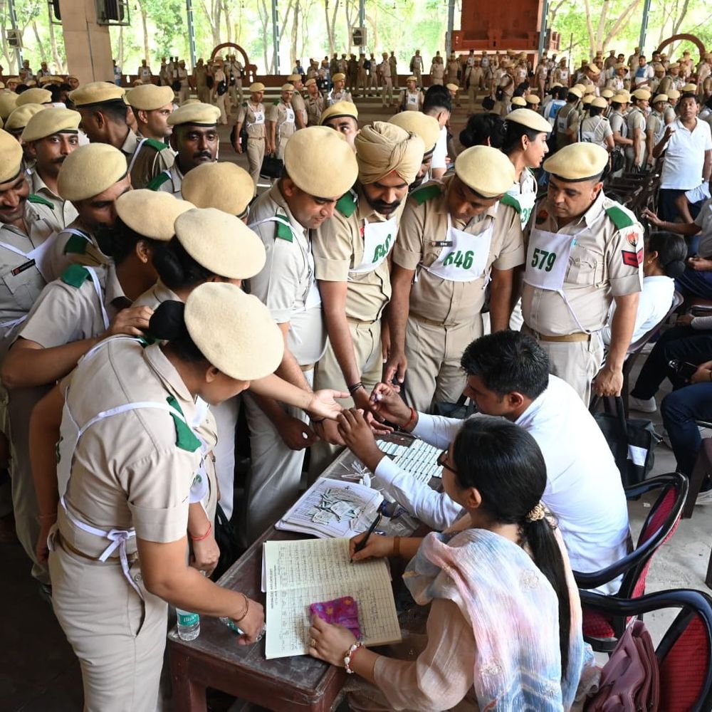 हरियाणा पुलिस अकादमी में 1535 ने लिया नशामुक्ति का संकल्प:एचआईवी की जांच की गई, अंतर्राष्ट्रीय नशा निरोधक दिवस पर जागरूकता कार्यक्रम आयोजित