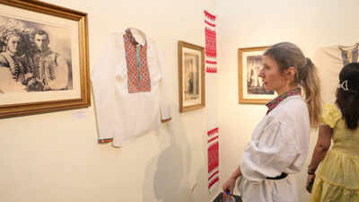 Threads of identity: Ukrainians celebrate vyshyvanka tradition | Delhi News