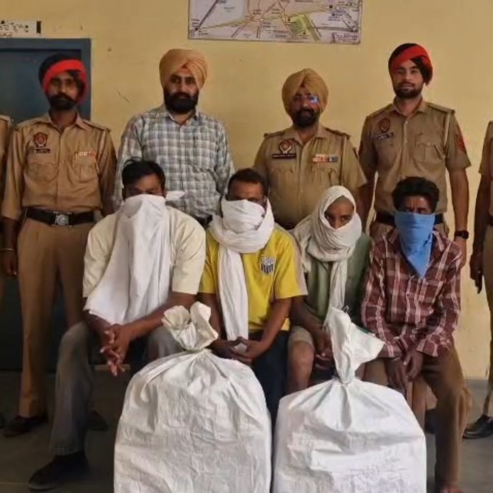 Bathinda Police Arrest 4 Drug Smugglers With 27,000 Pills From Haryana