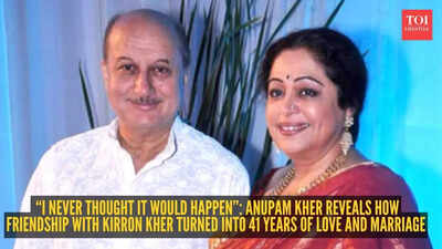 Anupam Kher: “I never thought it would happen”: Anupam Kher reveals how friendship with Kirron Kher turned into 41 years of love and marriage