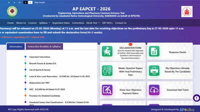 AP EAMCET 2026 result out today at cets.apsche.ap.gov.in; here’s how to check scorecards and admission ranks
