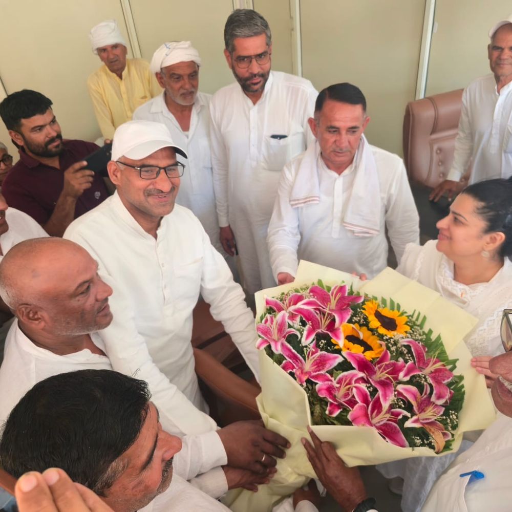 हरियाणा की सिंचाई मंत्री श्रुति से मिले बालसमंद के किसान:लाडवी-सीसवाला सर्वे के आदेश, 150 क्यूसेक पानी देने का आश्वासन मिला