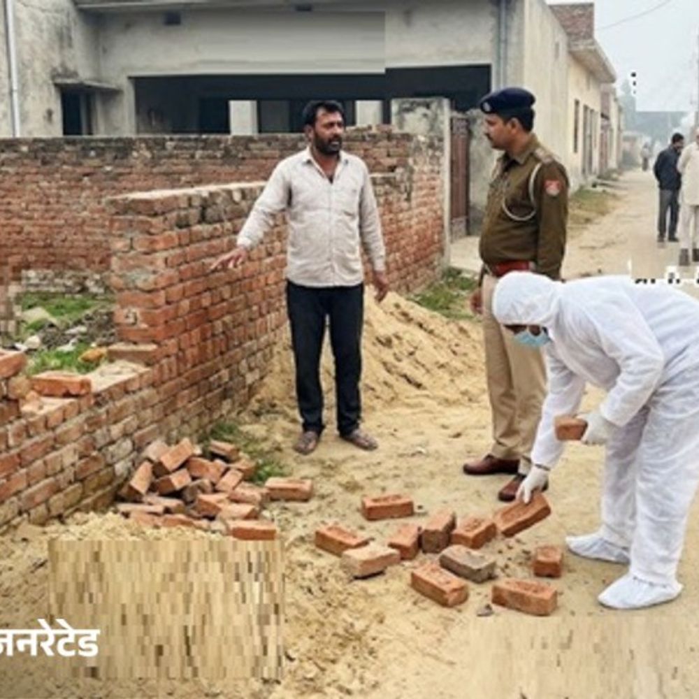 जींद में ईंट मारकर व्यक्ति की हत्या:घर के सामने रेता डालने पर पड़ोसी से झगड़ा हुआ; बेटा-बहन को भी गंभीर चोटें लगी