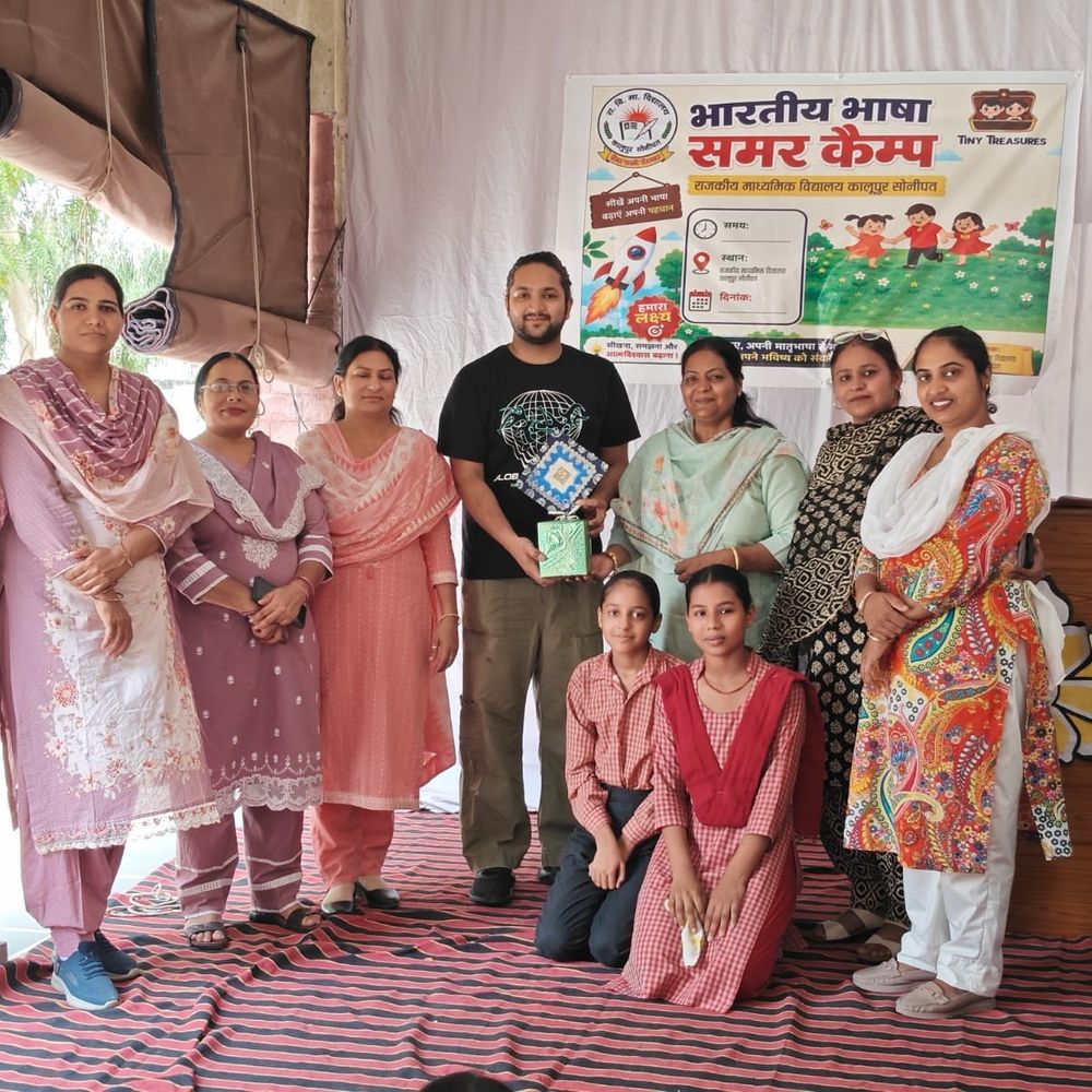 सोनीपत में भारतीय भाषा समर कैंप का समापन:छात्रों ने सांस्कृतिक कार्यक्रम, हस्तनिर्मित वस्तुओं से दिखाई प्रतिभा; सहयोग के लिए जताया आभार