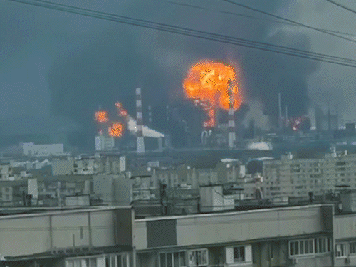 Russia Oil Depot Blasted, 1 Dead