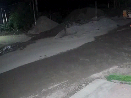 दो युवक बाइक समेत 20 फीट हवा में उड़े,VIDEO:फाजिल्का में सड़क पर लगे मिट्टी के ढेर पर चढ़ी, 15 फीट गहरे गड्ढे में गिरी