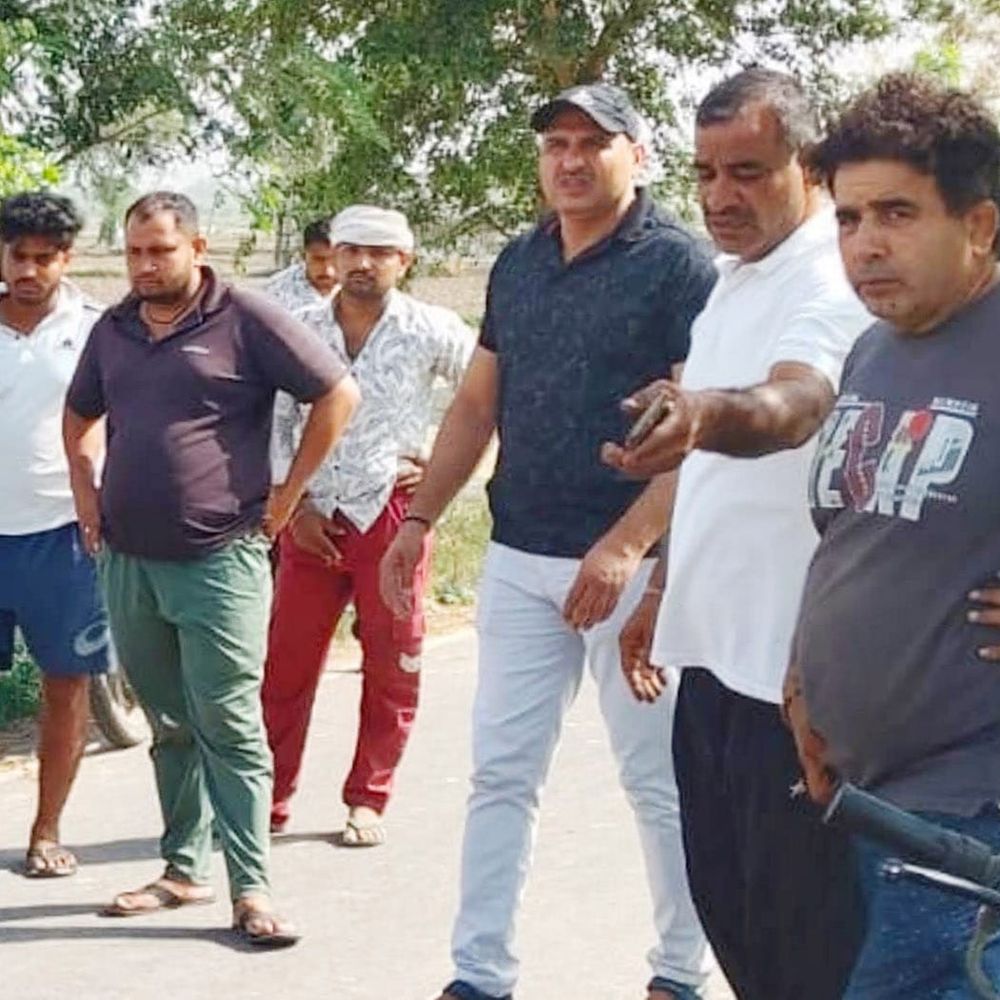 गोहाना में ईंट से हमला कर किसान की हत्या:रुपए के लेन-देन विवाद में युवक ने की वारदात; आरोपी ने दी थी धमकी