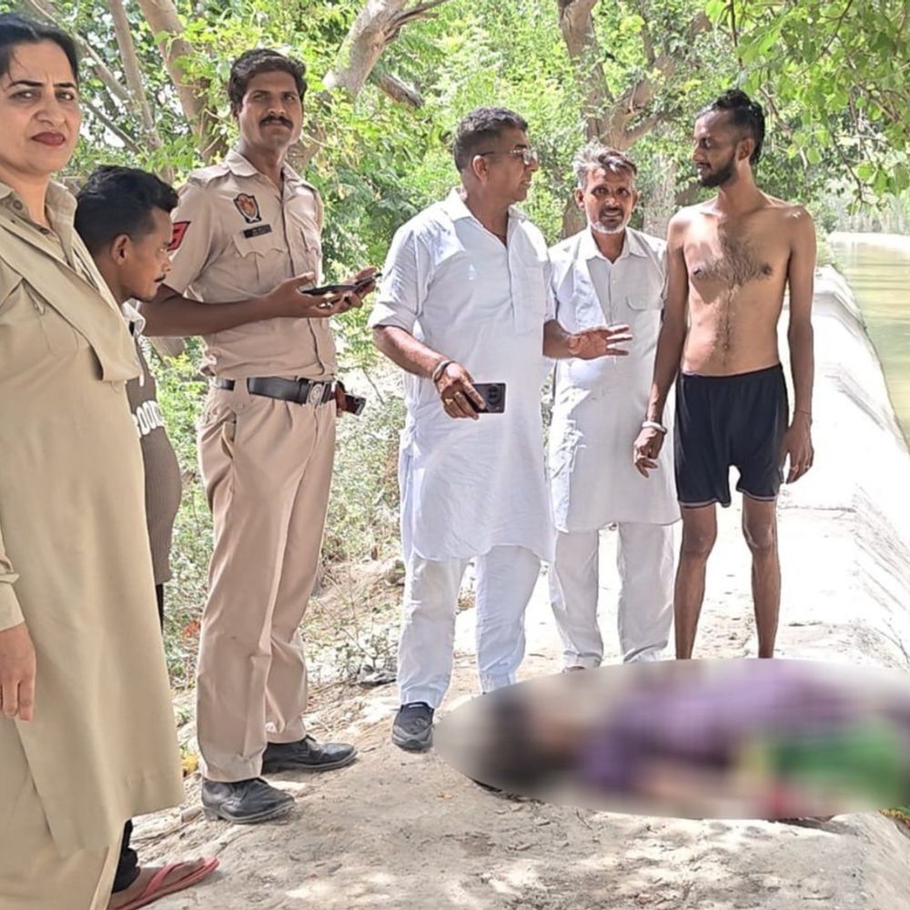 अबोहर की नहर में मिला महिला का शव:नहा रहे बच्चों ने देखा, हाथों में चूड़ा और बालों में परांदा