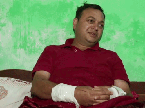 न्यू चंडीगढ़ में युवक पर जंगली जानवर का हमला:परिवार बोला- तेंदुए जैसे था, घसीट कर खेतों में ले गया, हाथों का मांस नोचा