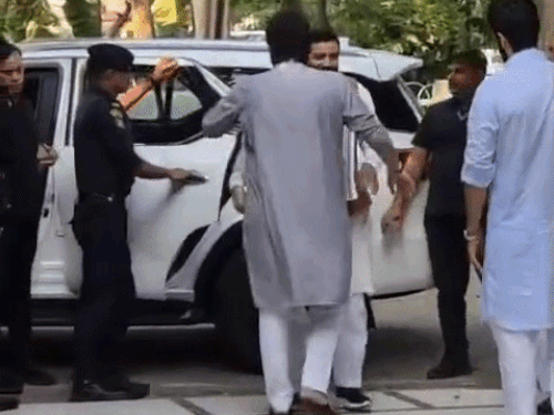 Haryana CM Naib Saini Visit Kuldeep Bishnoi Photos