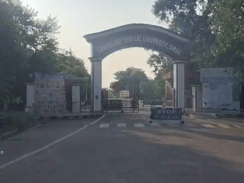 सिरसा CDLU में क्लर्क ने किया सुसाइड:अकाउंट ऑफिस में निगला जहरीला पदार्थ; साथी को अस्पताल ले जाने का कहा था