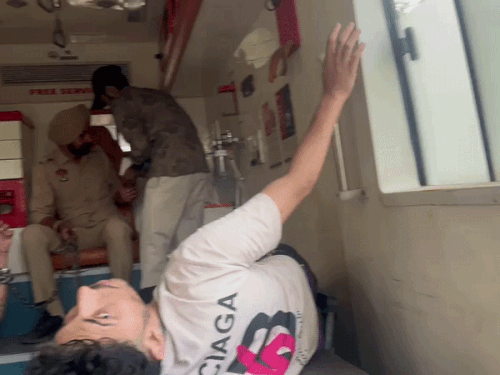 फतेहगढ़ साहिब में एनकाउंटर, बदमाश को गोली लगी:हथियार बरामदगी के समय पुलिस पर फायरिंग; एक हवलदार भी जख्मी