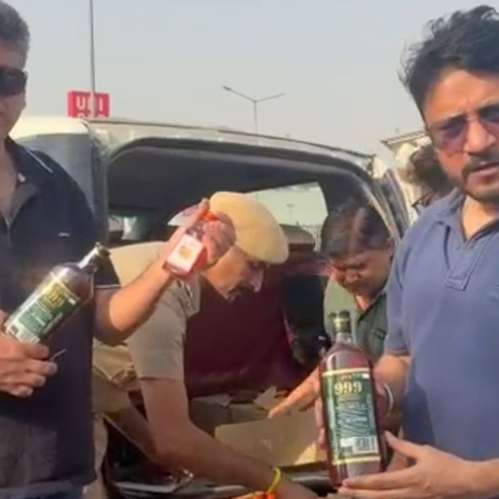 ज़ीरकपुर में 20 पेटी अवैध शराब बरामद, एक गिरफ्तार:होलोग्राम नहीं मिले, तस्करी के आरोप में एक गिरफ्तार