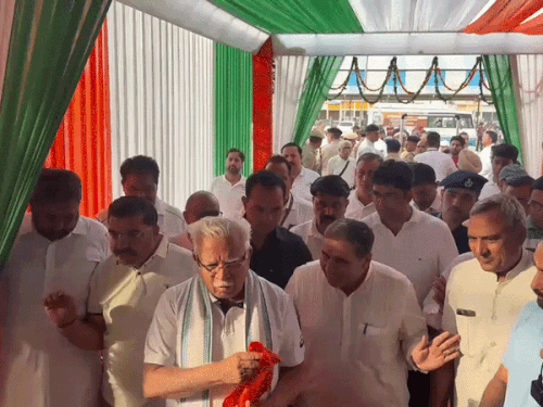 Khattar Does Yoga, Shares Benefits at Karnal Yoga Day 2026
