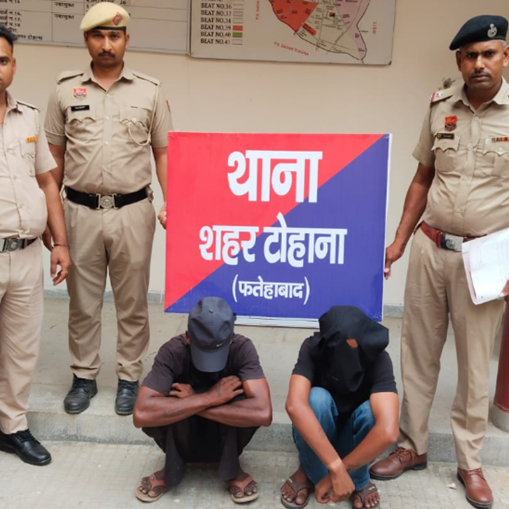 फतेहाबाद में मैकेनिक पर हमले के आरोपी पकड़े:दुकान पर काम करते समय किया हमला; एक आरोपी कैथल का निवासी