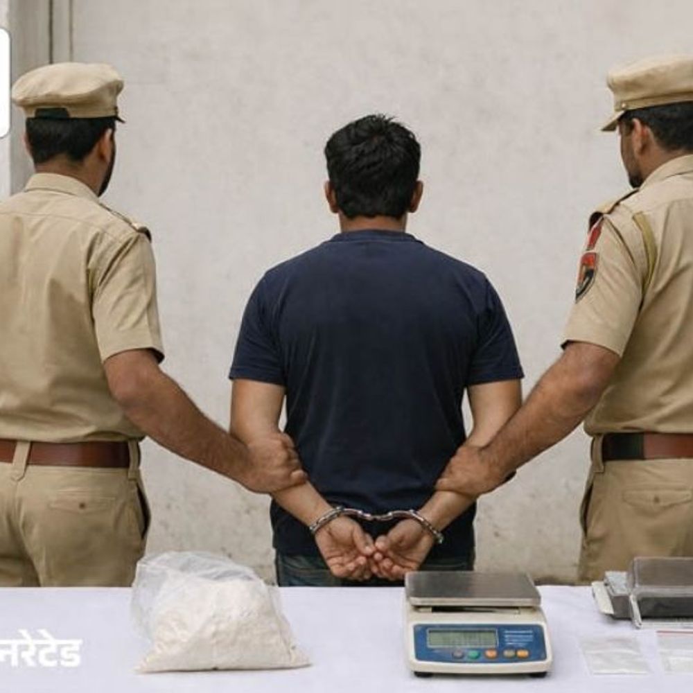 NCB-चंडीगढ़ पुलिस ने पाकिस्तान से जुड़ा ड्रग सिंडिकेट पकड़ा:वकील समेत 2 आरोपी गिरफ्तार, 793 ग्राम आइस ड्रग बरामद, खरड़ के फ्लैट से मिली खेप