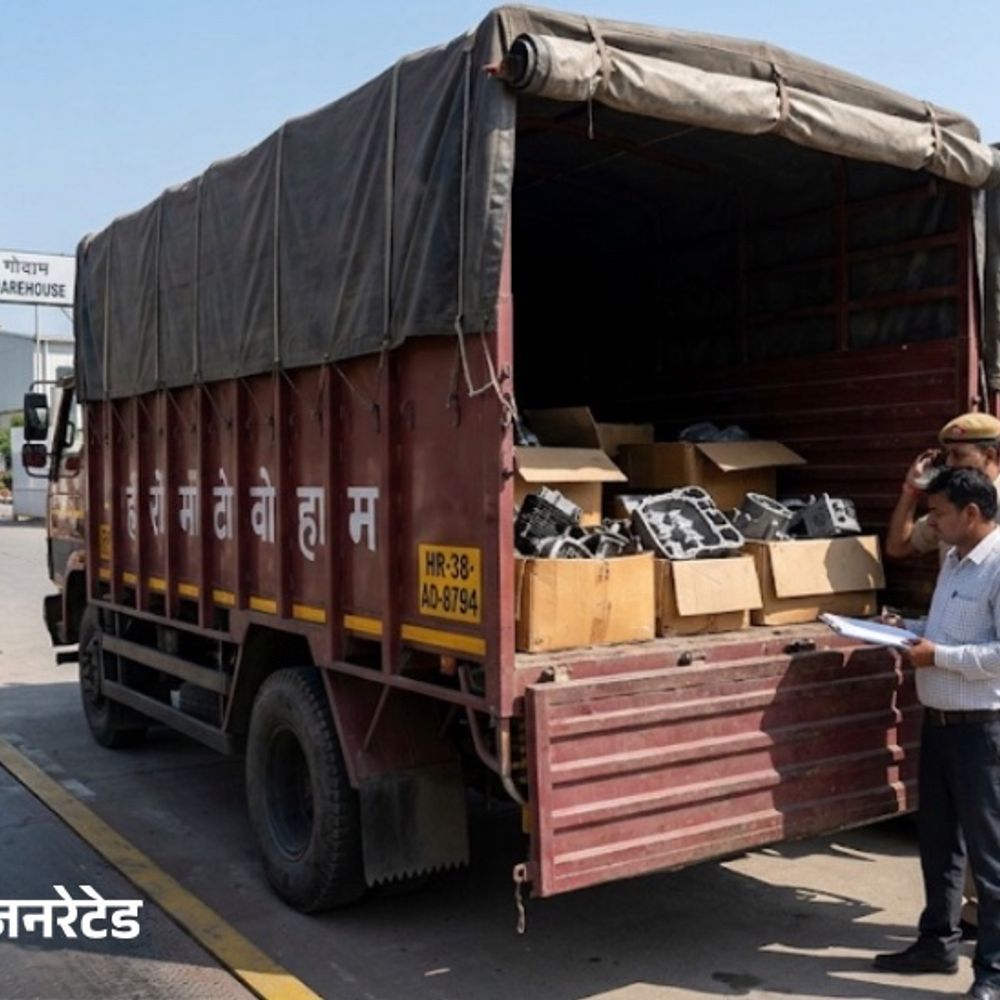 लुधियाना में हीरो कंपनी का माल रास्ते में गायब:21 क्विंटल कम मिला, गुरुग्राम भेजने के लिए किया था बुक; फैक्ट्री पहुंचने पर खुली पोल