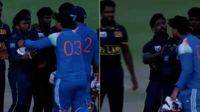 Vaibhav Sooryavanshi clashes with Sri Lanka players after India A defeat in super over – Watch | Cricket News