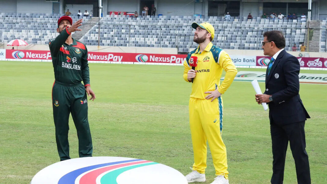 Bangladesh 60/2 in 13.2 Overs | BAN vs AUS Live Score, 3rd ODI: Bangladesh opt to bat against Australia