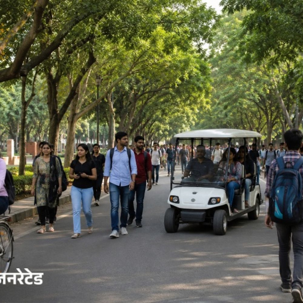 चंडीगढ़ PU में बुधवार रहेगा ‘वाहन-मुक्त दिवस’:मुफ्त शटल बस-ई-रिक्शा से मिलेगी सुविधा, 550 एकड़ के कैंपस में प्रदूषण, ईंधन बचाने की पहल