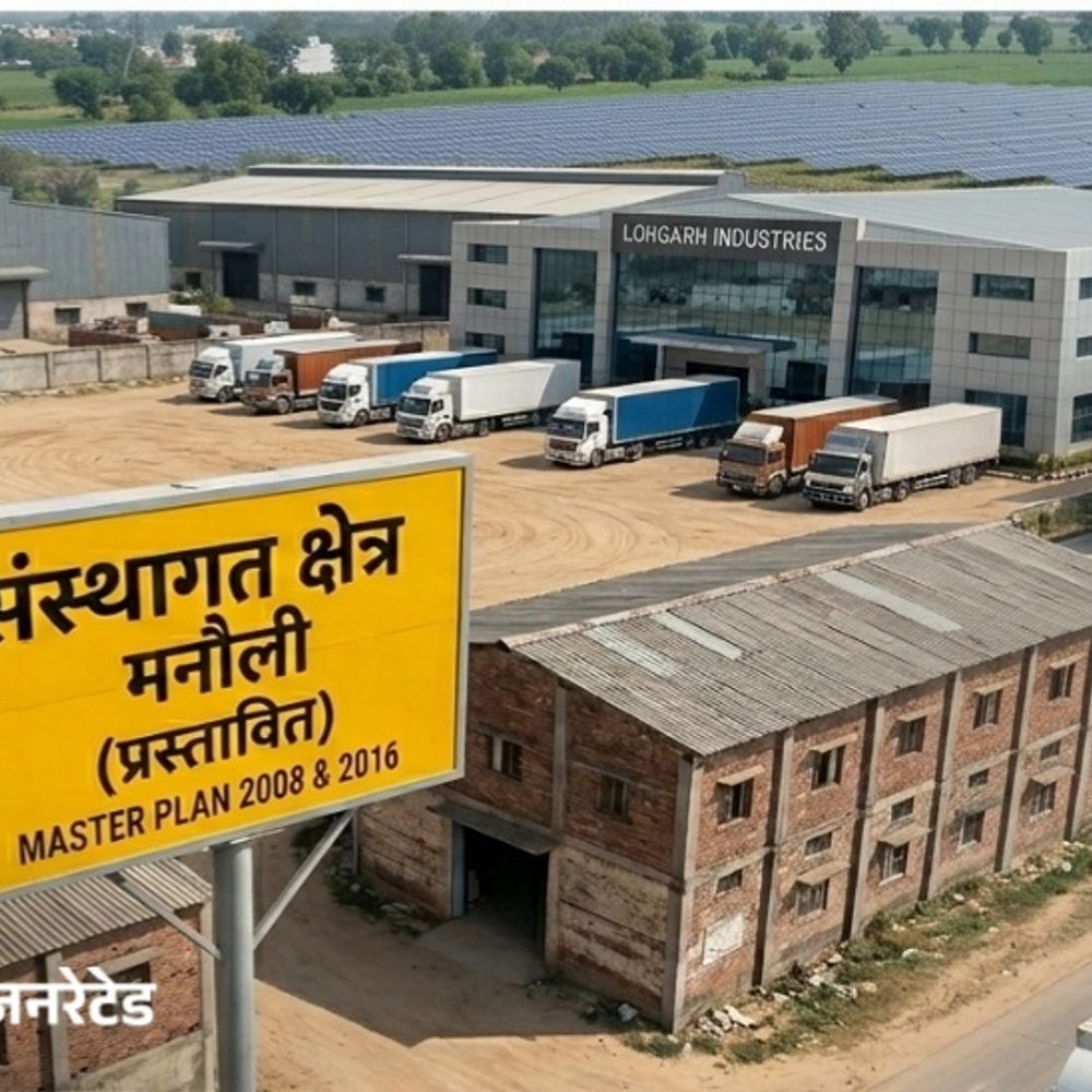 मोहाली के मास्टर प्लान में बड़ा बदलाव:मनौली की 54 एकड़ जमीन इंडस्ट्रियल-गोदाम क्षेत्र में शामिल, 30 दिन तक दे पाएंगे एतराज