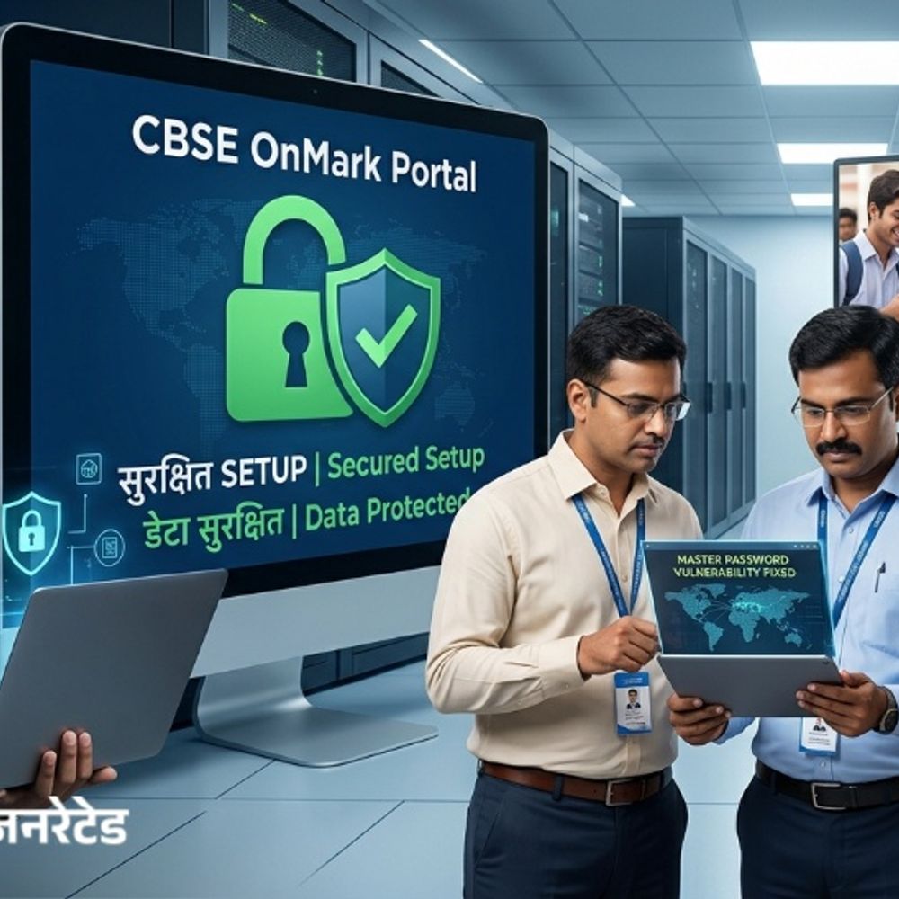 CBSE के 'OnMark' पोर्टल बड़ी खामी दूर:स्टूडेंट्स डेटा लीक, मार्क्स में हेराफेरी से बचने का सिक्योरिटी सिस्टम तैयार, रिजल्ट रहेगा सेफ