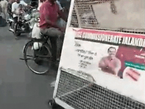 जालंधर के वाल्मीकि चौक पर हंगामा, दुकानदारों ने लगाया जाम:चोरी के आरोपियों का मार्केट प्रधान पर हमला; भारी पुलिस बल तैनात