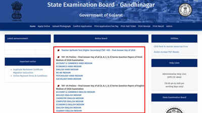 Tat Hs Answer Key 2026: TAT HS 2026 final answer key out at sebexam.org; SEB Gujarat result expected soon