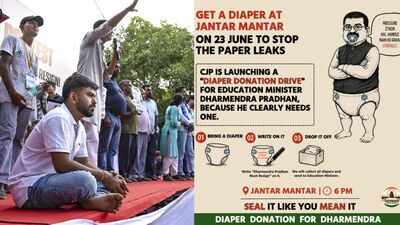 ‘Bring a diaper, write your demand’: CJP escalates protest at Jantar Mantar, announces diaper donation drive at 6pm today | Delhi News