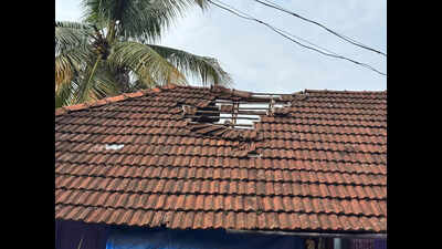Roof tiles fall as aircraft flies low at Nedumbassery, 80-year-old injured | Kochi News