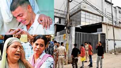 3 labourers die after inhaling toxic fumes inside septic tank in Delhi’s Mundka | Delhi News