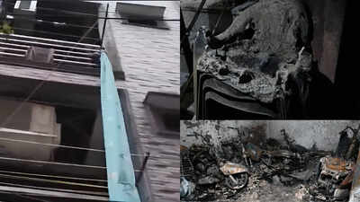 ‘People climbed down using sarees’: Horror moments from blaze in Delhi apartment that killed mother and two kids | Delhi News