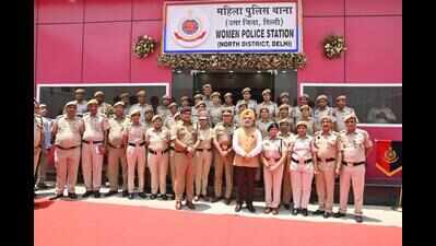 LG inaugurates first all-women police station in North Delhi | Delhi News