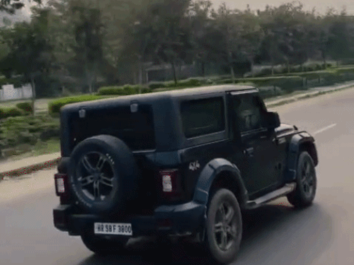 Gurugram Black Thar Drivers Dangerous Stunt