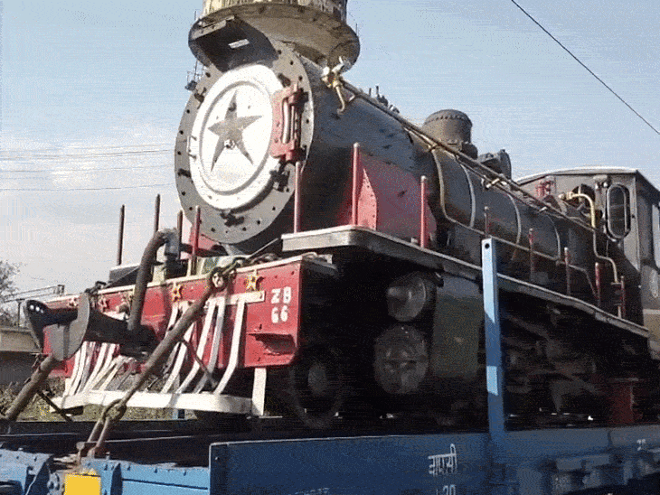 Kangra Valley Railways Historic ZB-66 Steam Engine Becomes Heritage
