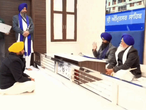 अकाल तख्त ने CM की पेशी की VIDEO की जारी:15 जनवरी को किया था मान को तलब; विवादित वीडियो को लेकर किए सवाल जवाब