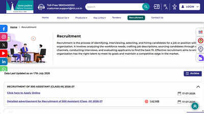 NICL Assistant Recruitment 2026: Apply for 500 posts, check eligibility, dates, salary details and direct link here