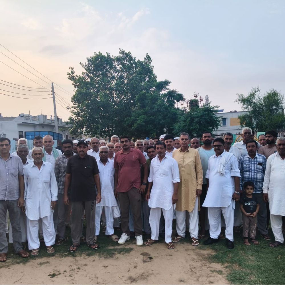 27 को हिसार में महापड़ाव करेंगे हजारों किसान:गांव-गांव पहुंचकर किया जनसंपर्क, नहरों में पानी समेत अन्य मांगों पर तैयारी तेज