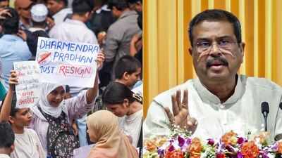 NEET protests, CBI probe, political pressure: Key events that led to Dharmendra Pradhan’s resignation | India News