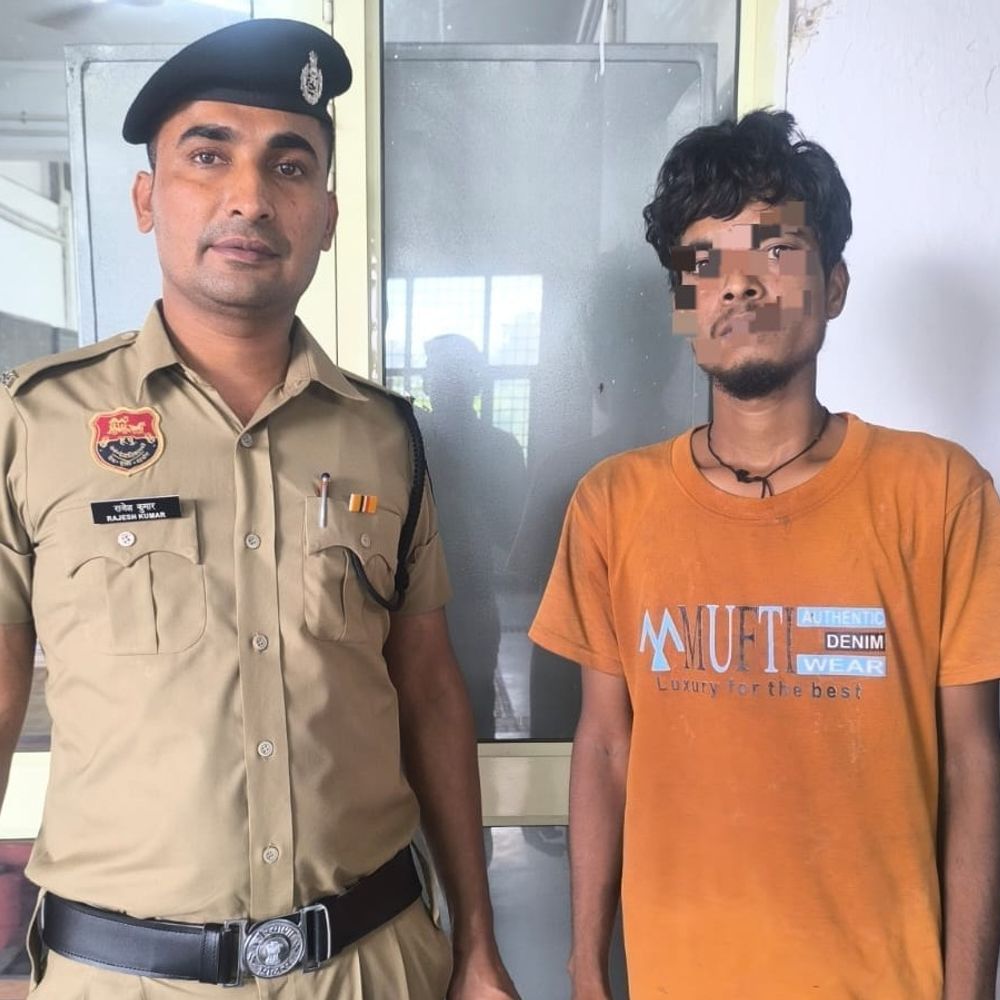 करनाल में खेतों से केबल चोरी करने वाला काबू:11.70 किलो तार बरामद किया, कोर्ट में पेश करके भेजा जेल