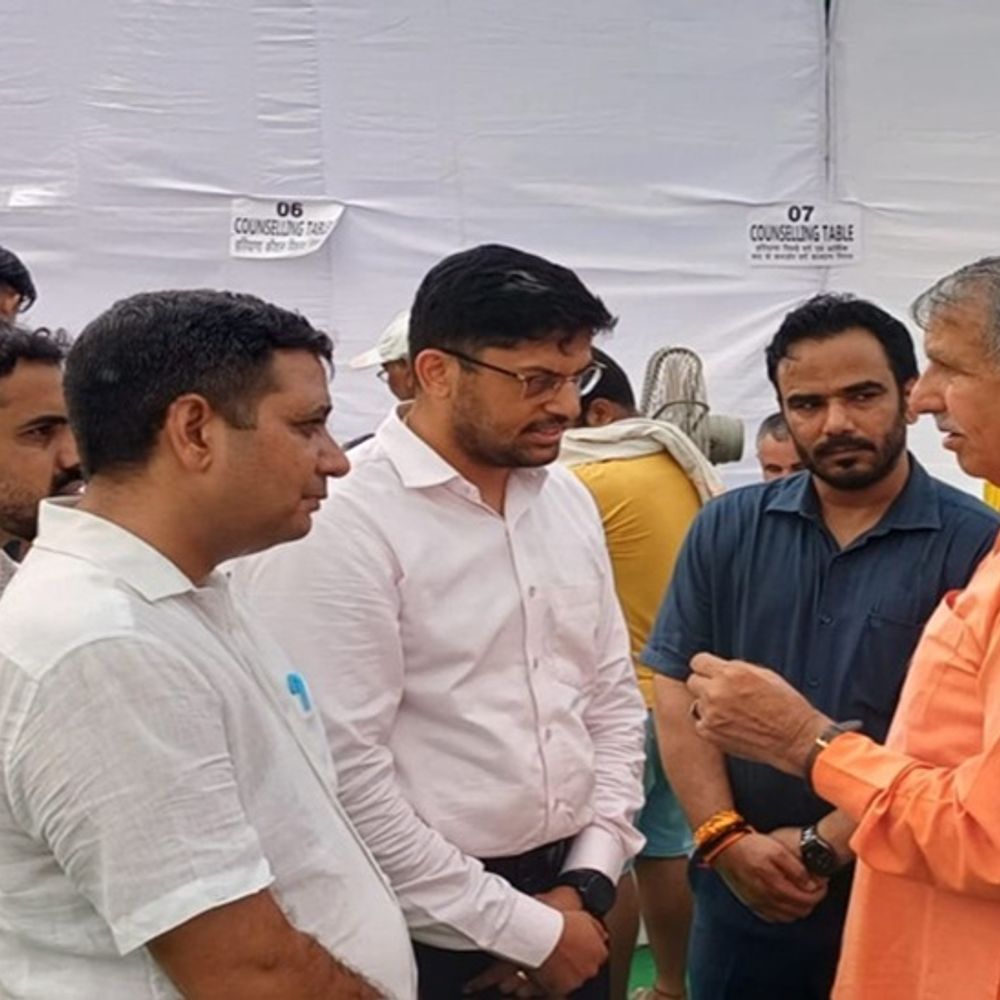 भिवानी में लगा अंत्योदय परिवार उत्थान मेला:सांसद धर्मबीर सिंह बोले-गरीब आदमी के जीवन उत्थान के लिए कार्य कर रही है सरकार
